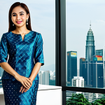 **

"A professional Malaysian woman wearing a baju kurung in a bright and modern office setting, fully clothed, appropriate attire, safe for work, perfect anatomy, natural proportions, professional photography, high quality. The office features local artwork and a view of the Kuala Lumpur skyline, modest, family-friendly."

**